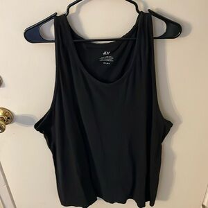 H&M tank top, size large, black
